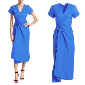 A.L.C. Edie linen blend wrap dress NWT 6